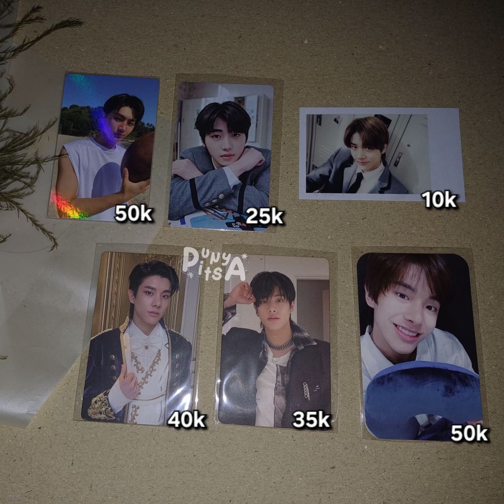 Enhypen Photocard Pc Jay Sunghoon Jake Dilemma Border Carnival Hype b Up ver Ggu package Neckpillow 
