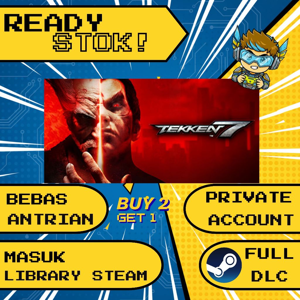 TEKKEN 7 Steam Private - Beli 2 Gratis 1