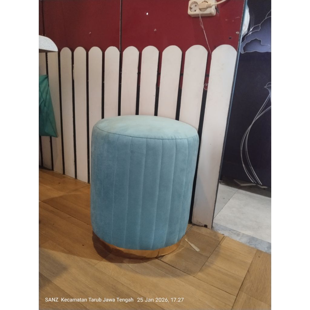stool bulat , kursi bundar , sofa puff