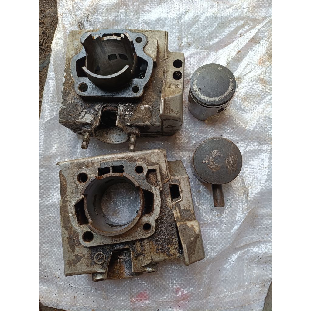 blok satria 2tak copotan satria hiu / lumba , os 125 & 200