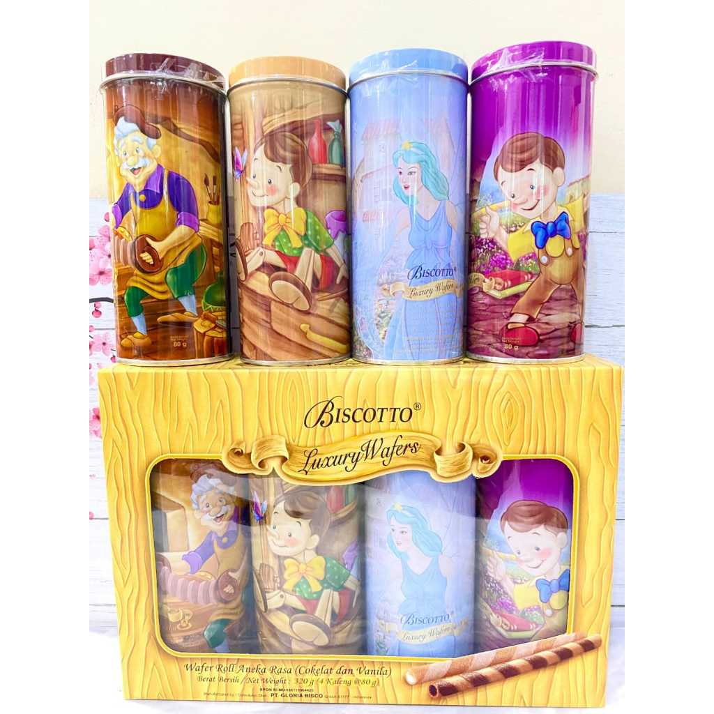 BISCOTTO LUXURY WAFER STIK 320GR EXP. 6/2027 ( 1 DUS ISI 7 BOX ) ( 1 BOX ISI 4 KALENG )