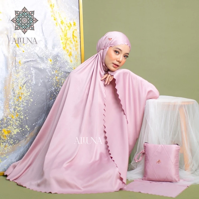 ALLUNA - Mukena Dewasa Daily Alluna Lasercut Nalla