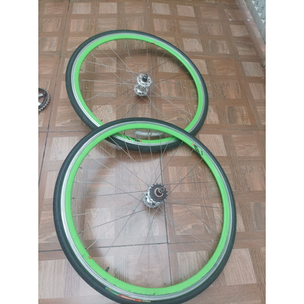 wheel set 700c single fixie charge plug freestyler