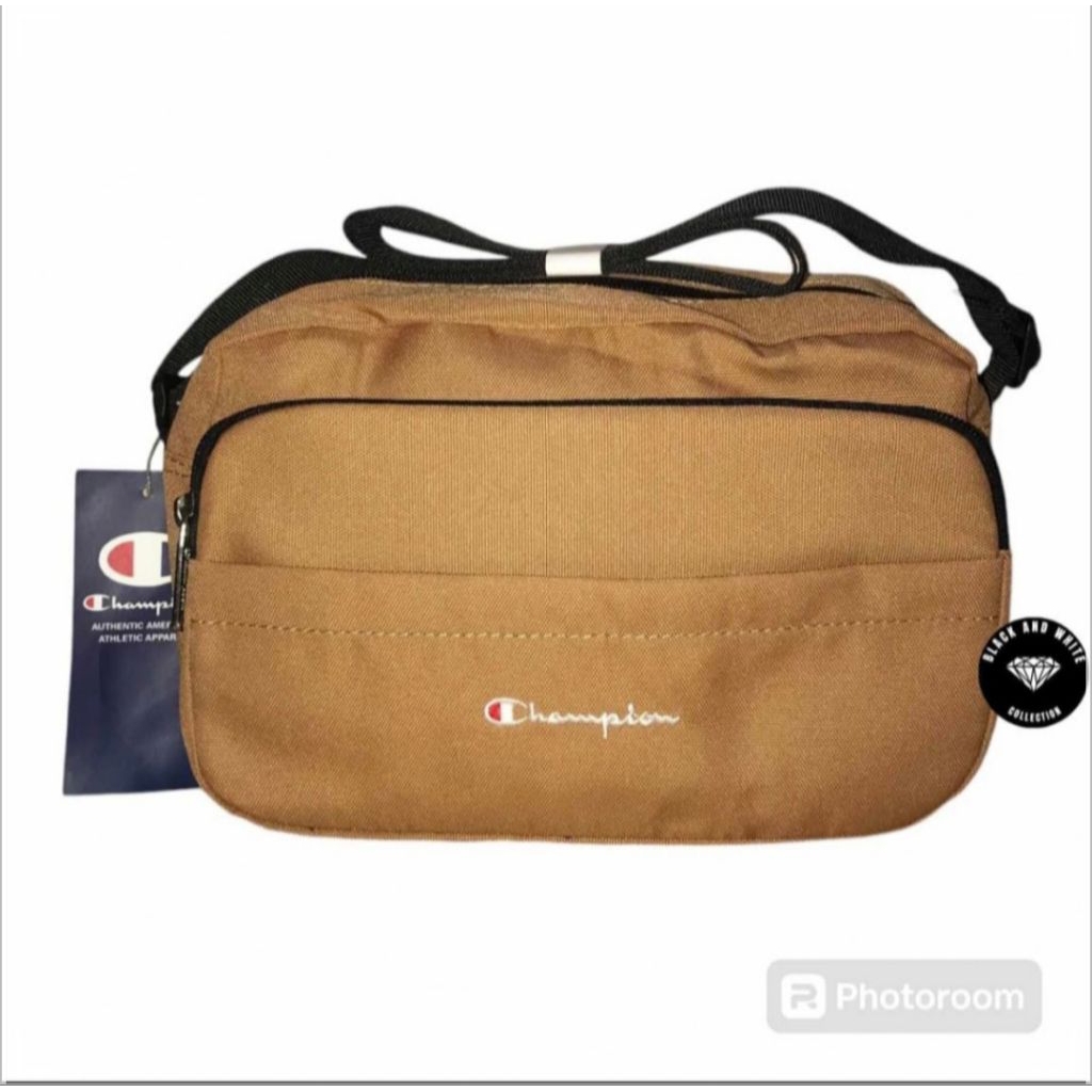 CHAMPION Canvas Sling bag/Tas Slempang Unisex/Tas Slempang Pria Wanita