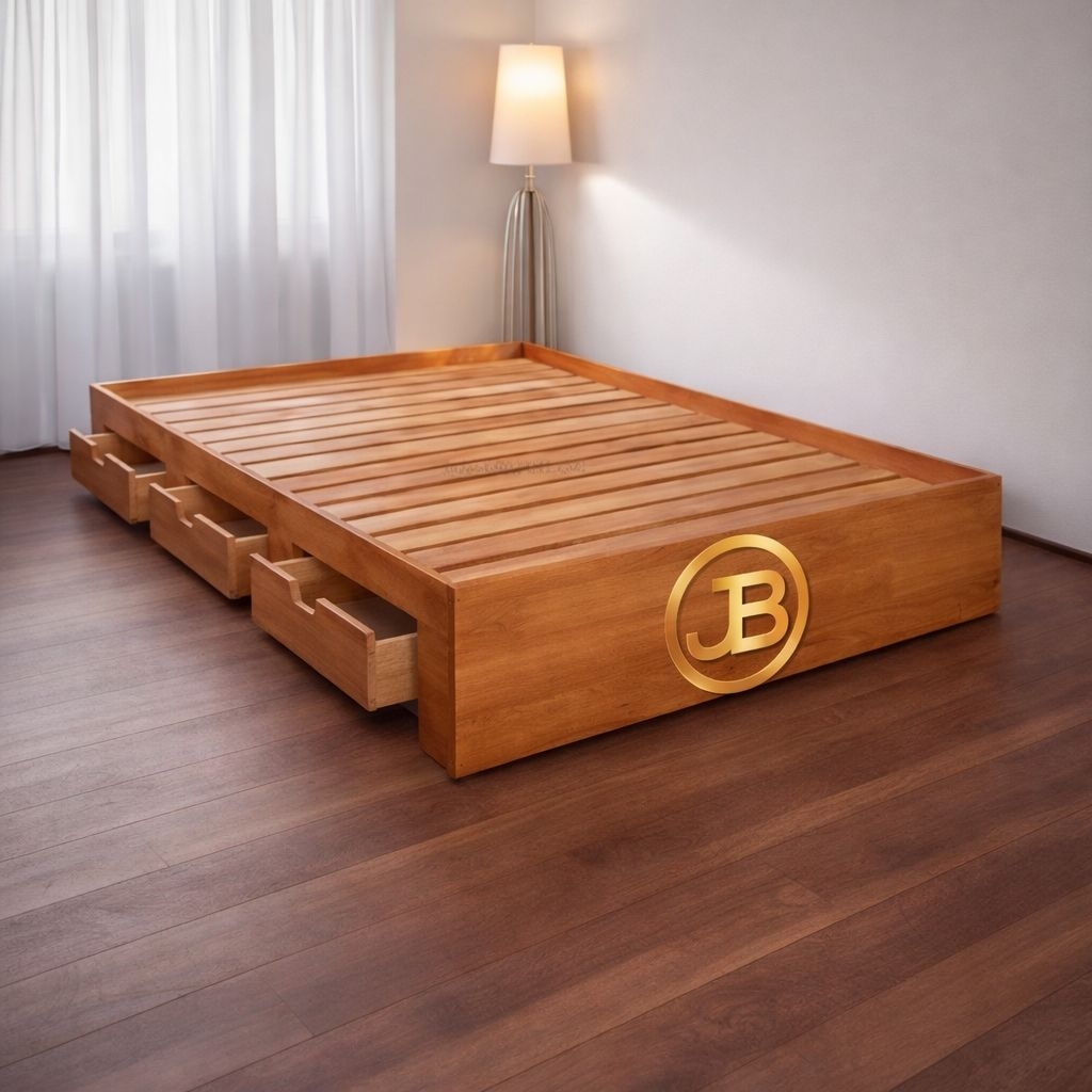 dipan variasi 2 laci dipan minimalis ranjang laci dipan tatakan kasur laci dekorasi kamar moderen