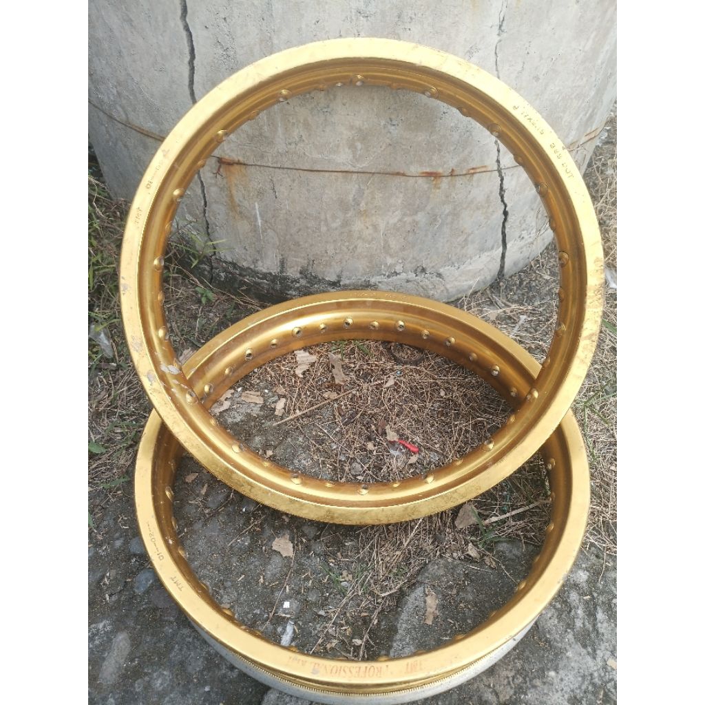 velg TMT GOLD ring 17 lebar 215 250 velg TMT gold