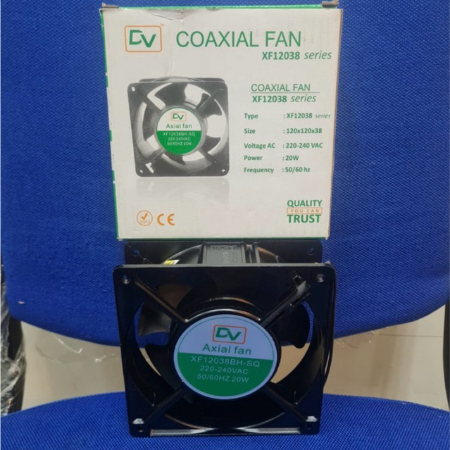 Coaxial Fan 4inch 220Vac XF12038 Series Square Ball Bearing Fan Coaxial Fan 4inch 220Vac XF12038 Ser