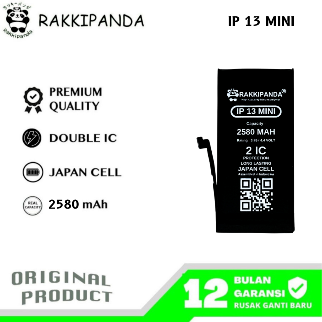 RakkiPanda - iP 13 Mini Batre Batrai Baterai