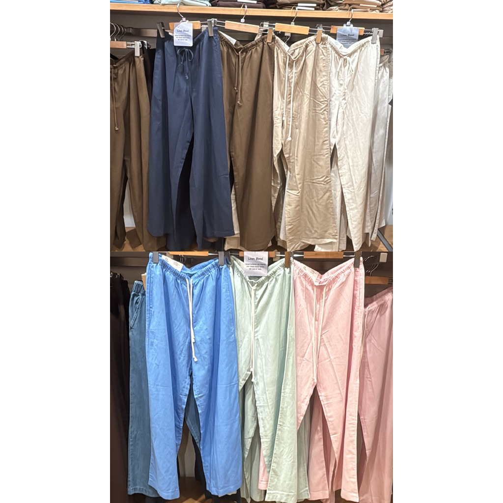 UNIQLO CELANA RILEKS LINEN BLEND