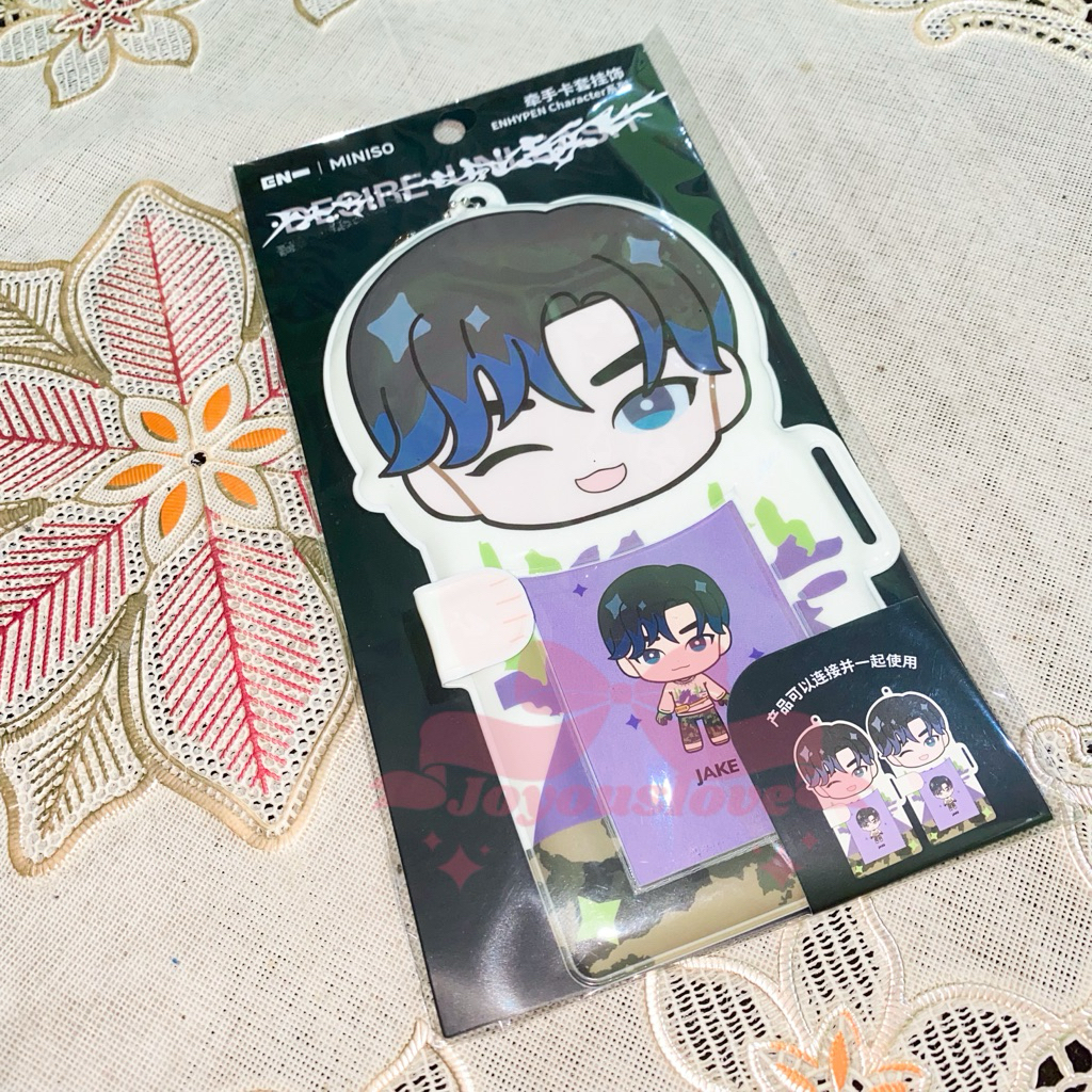 CAHOL CARD HOLDER CHARACTER MERCH ENHYPEN X MINISO JAKE OUTSIDE