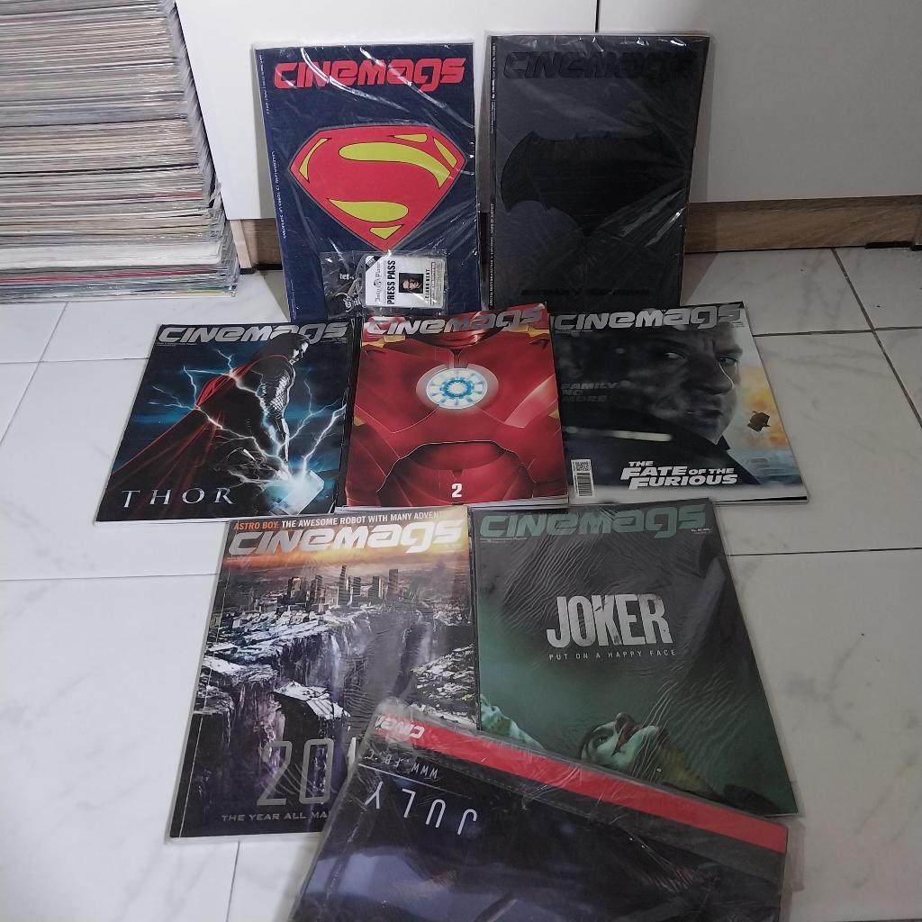 Sepaket 7pcs Majalah Cinemags & Bonus 40 Posternya