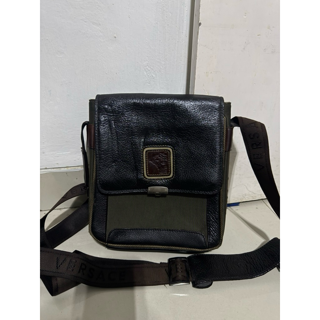TAS KERJA LEATHER PRIA VERSACE