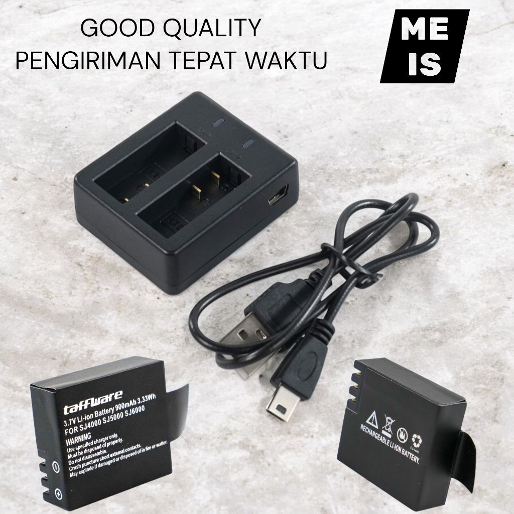 Charger & Baterai Kamera M10 EKEN H9 H9R Pro - batre casan carger battery