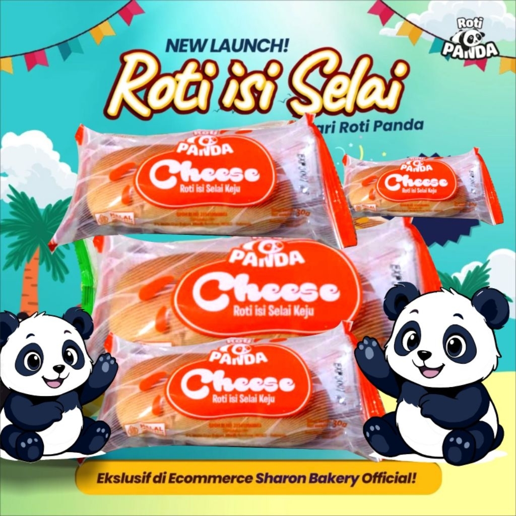 ROTI PANDA RASA KEJU ISI 5 SHARON BAKERY