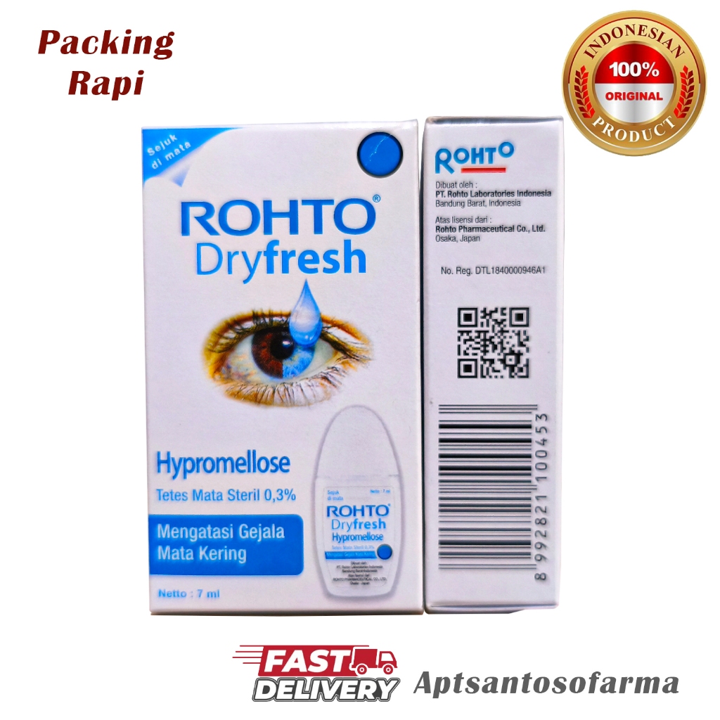 Rohto Dryfresh Tetes Mata 7ml – untuk Mata Kering