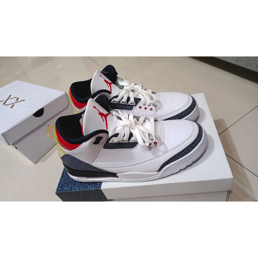 Nike Shoes Air Jordan 3 Retro SE GS “Denim/Fire Red” 2023 (size 43)