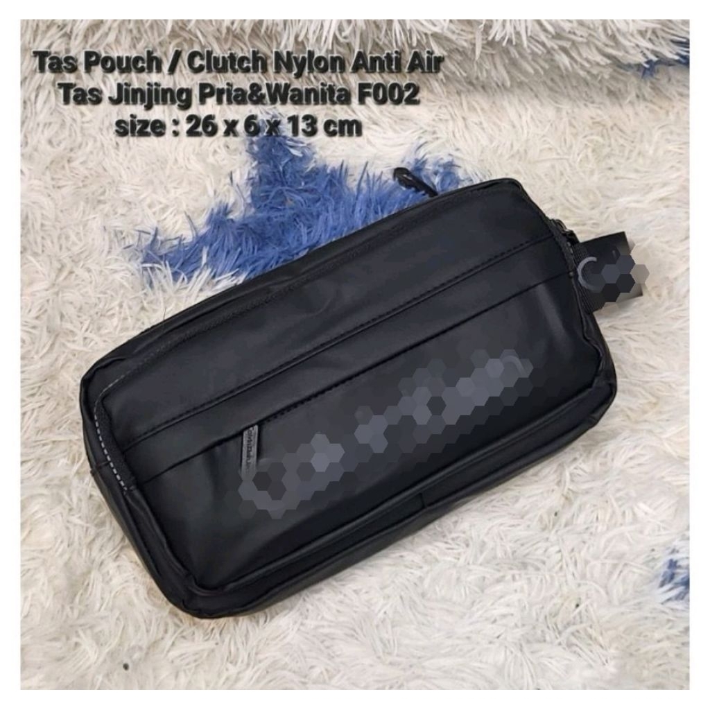Tas Pouch Tas Jinjing Pria Nylon Tas Clutch Anti Air
