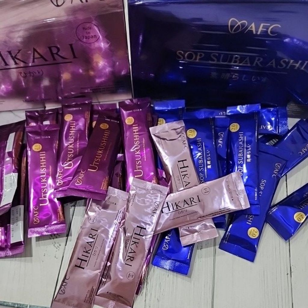 Subarashi Gold utsu hikari sop - Suplemen Kesehatan sachet original