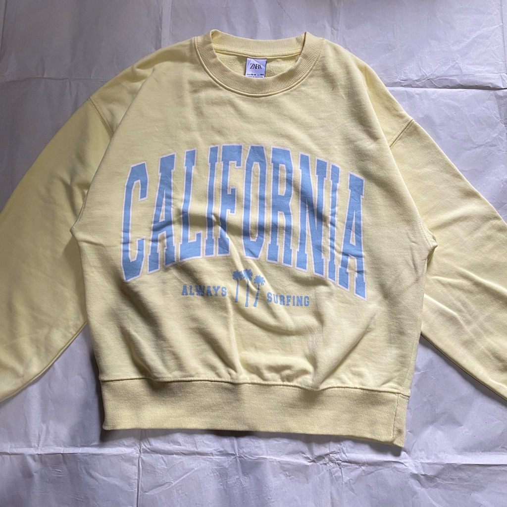 SWEATER CREWNECT CROP ZARA