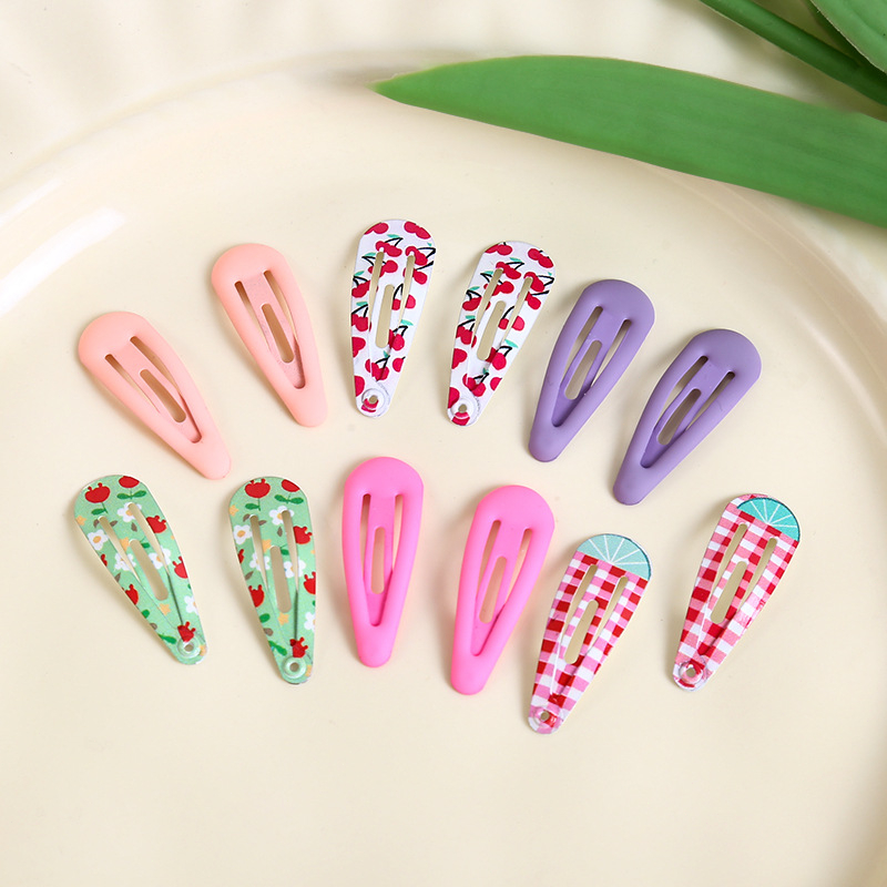 Vary Vase Jepit Rambut Rambut Bayi Lucu 12 Pcs/Set Jepit Poni Korea Style Jepitan Rambut Bayi