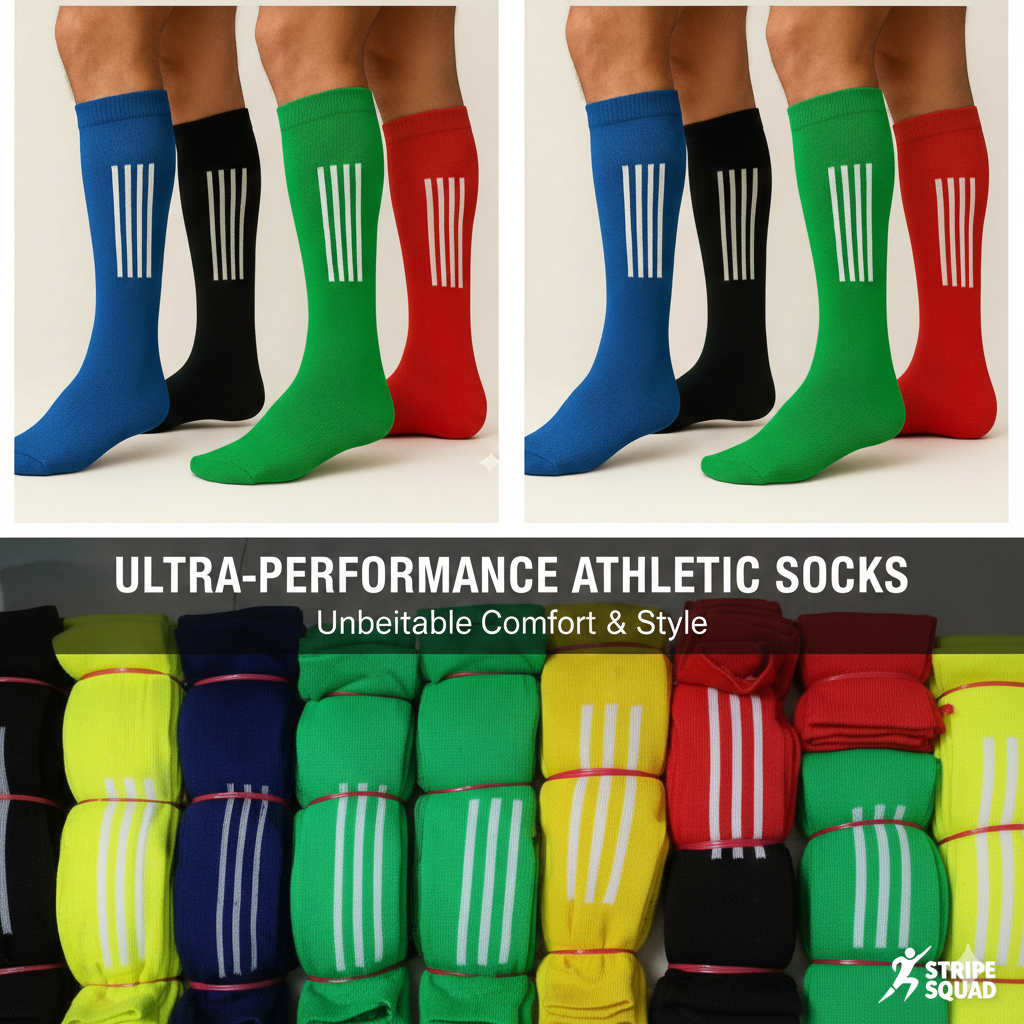 12Pasang Kaos Kaki Bola Futsal Dewasa Panjang Selutut Kaos Kaki Olahraga warna kaos kaki kebun sawah