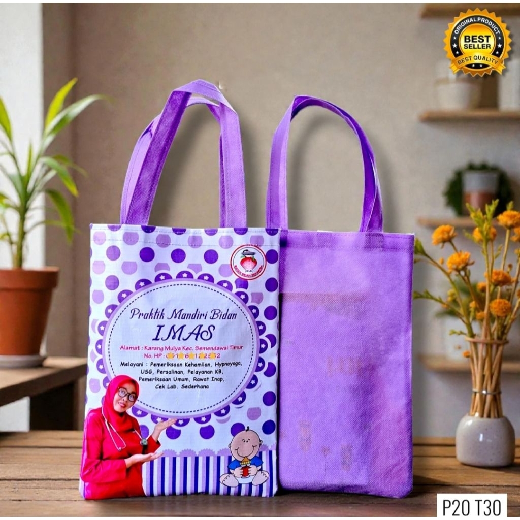 Tas Buku KIA/Tas KIA/Tas Klinik/Tas Promosi Klinik Bidan
