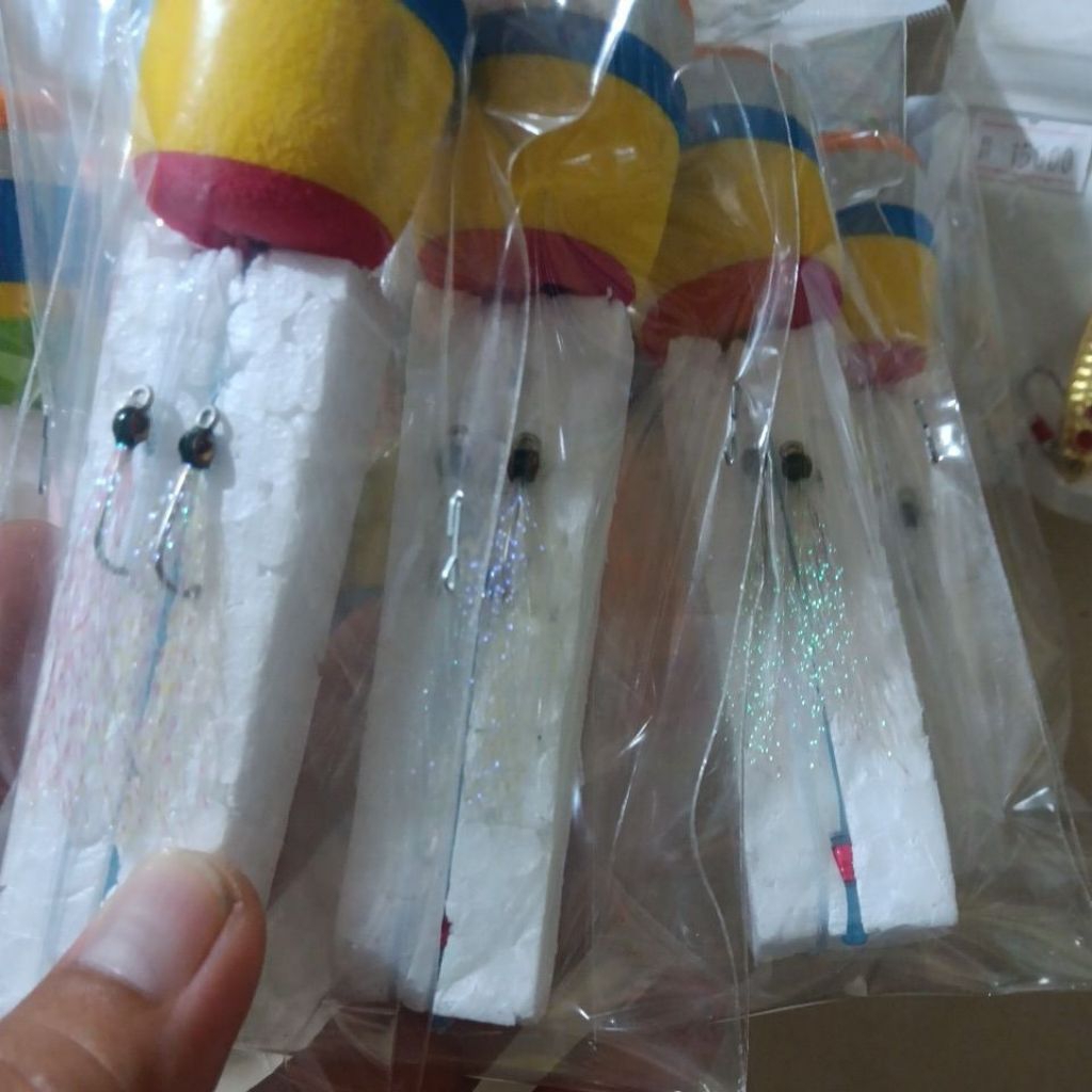 Umpan Lure Casting Sabiki GT Set Full GID Menyala 1 Set 2 Mata Kail