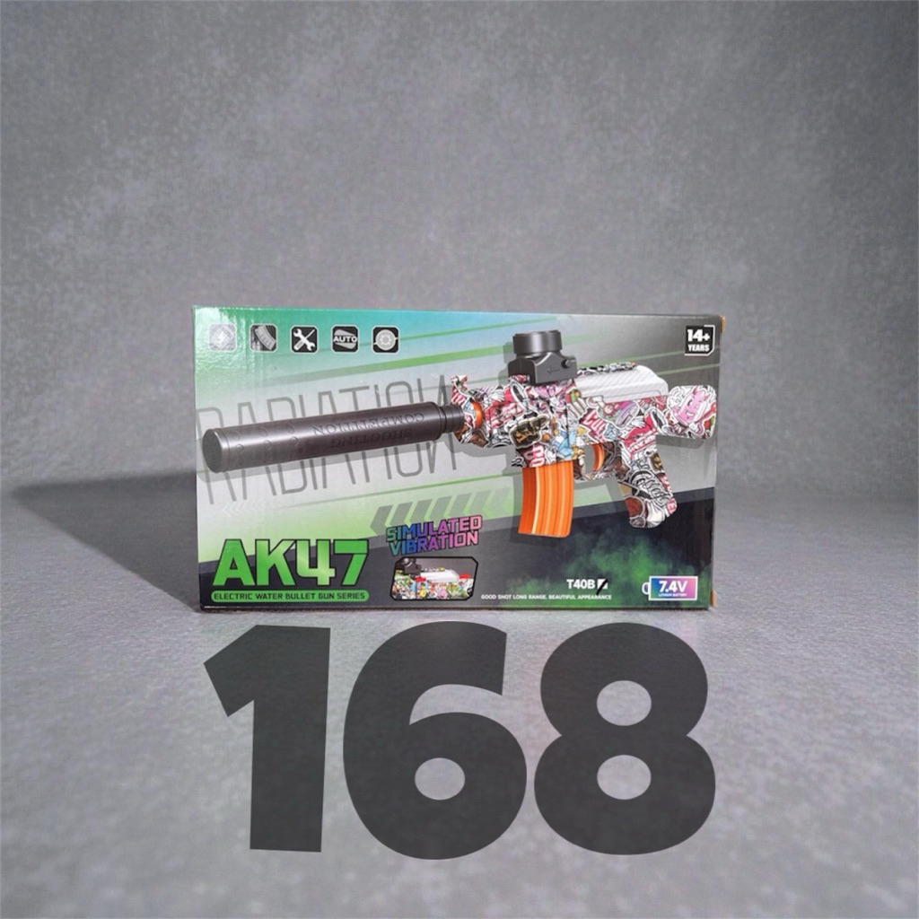 82/168 COD pistol mainan Assault Rifle Electric/ Senjata Peluru Gel