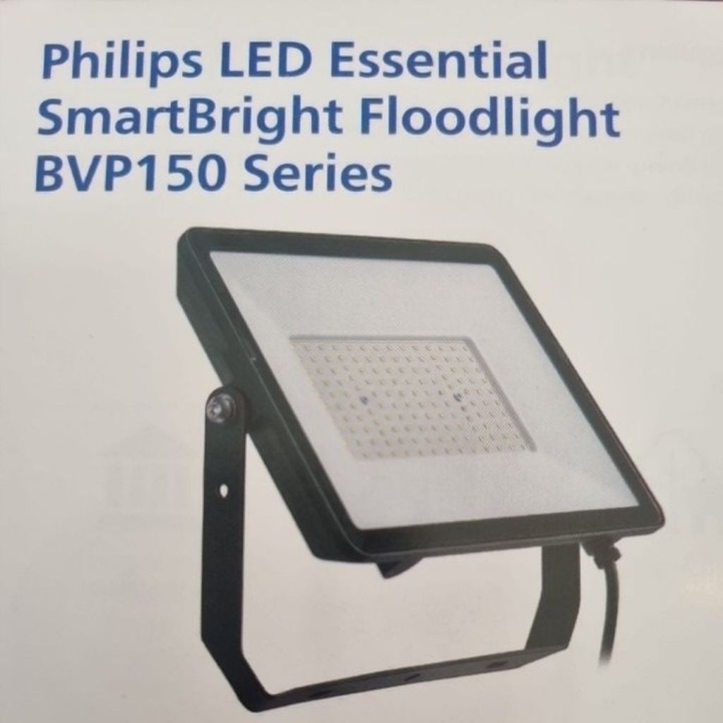 lampu sorot philips bvp 150 philips led essential smartbright floodlight bvp 150 series