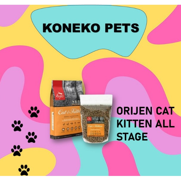 MAKANAN KUCING | ORIJEN CAT | ORIJEN CAT KITTEN ALL STAGE 500 GR REPACK