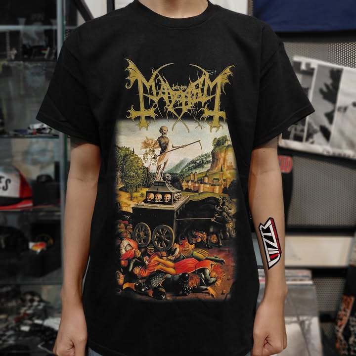 T Shirt Band Official MAYHEM - RIVER OF BLOOD Original