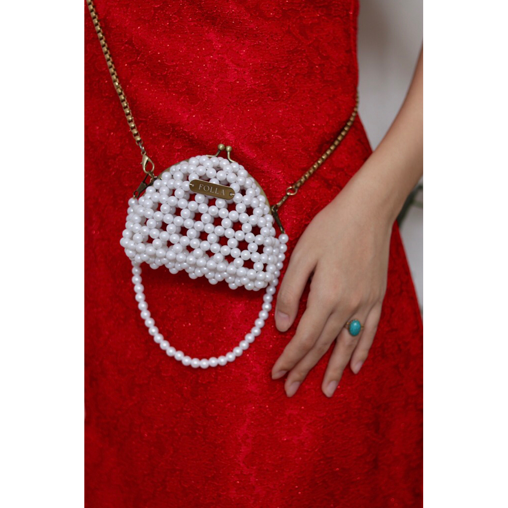 TAS MINI MANIK AESTHETIC HANDMADE | ONIGIRI BAG #FOLLAFANCY