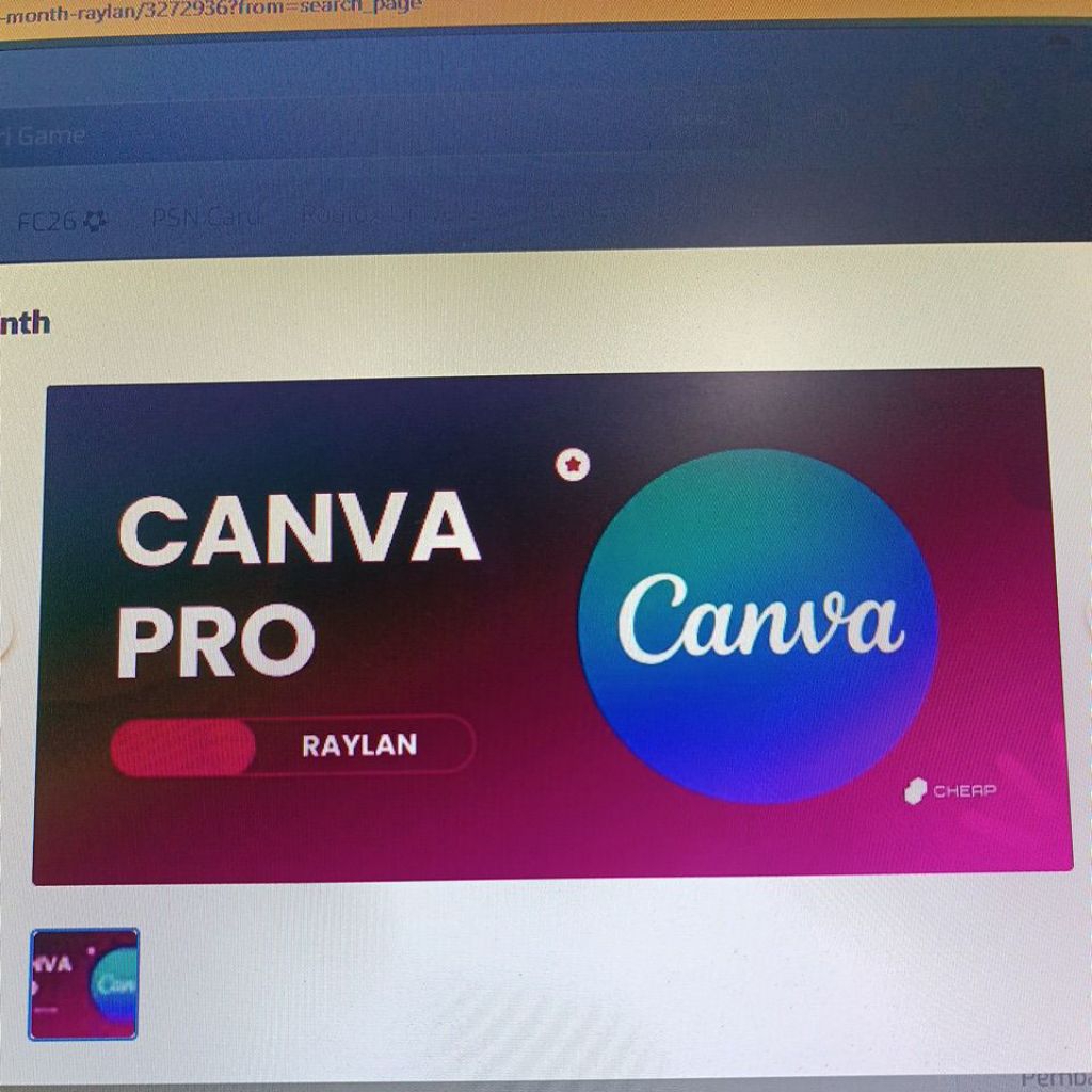 Akun canva 1Month Premium