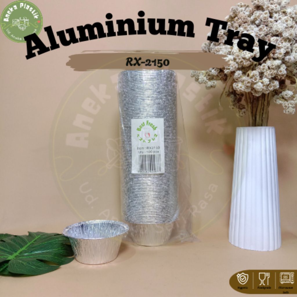 Aluminium Foil Cup kue RX-2150, Wadah Aluminium Foil