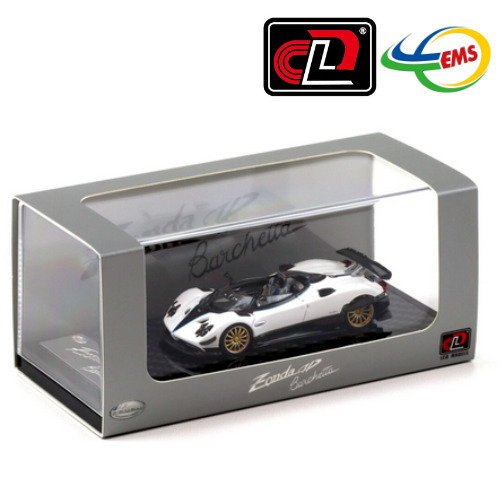LCD64018-WH - LCD Models 1/64 Pagani Zonda HP Barchetta white