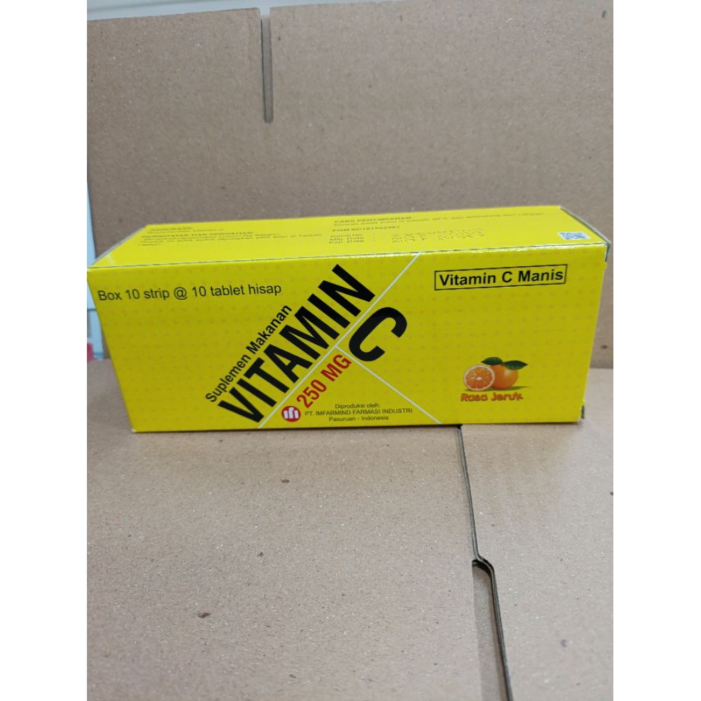 vitamin C 250 mg box 100 tablet