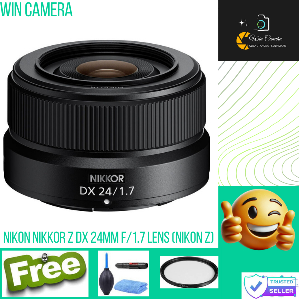 Lensa Nikon NIKKOR Z DX 24mm f/1.7 Lens (Nikon Z) / nikon z 24mm
