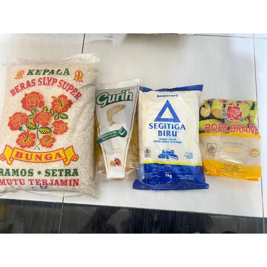 Paket Sembako Beras, Minyak, Gula, Terigu Bogor
