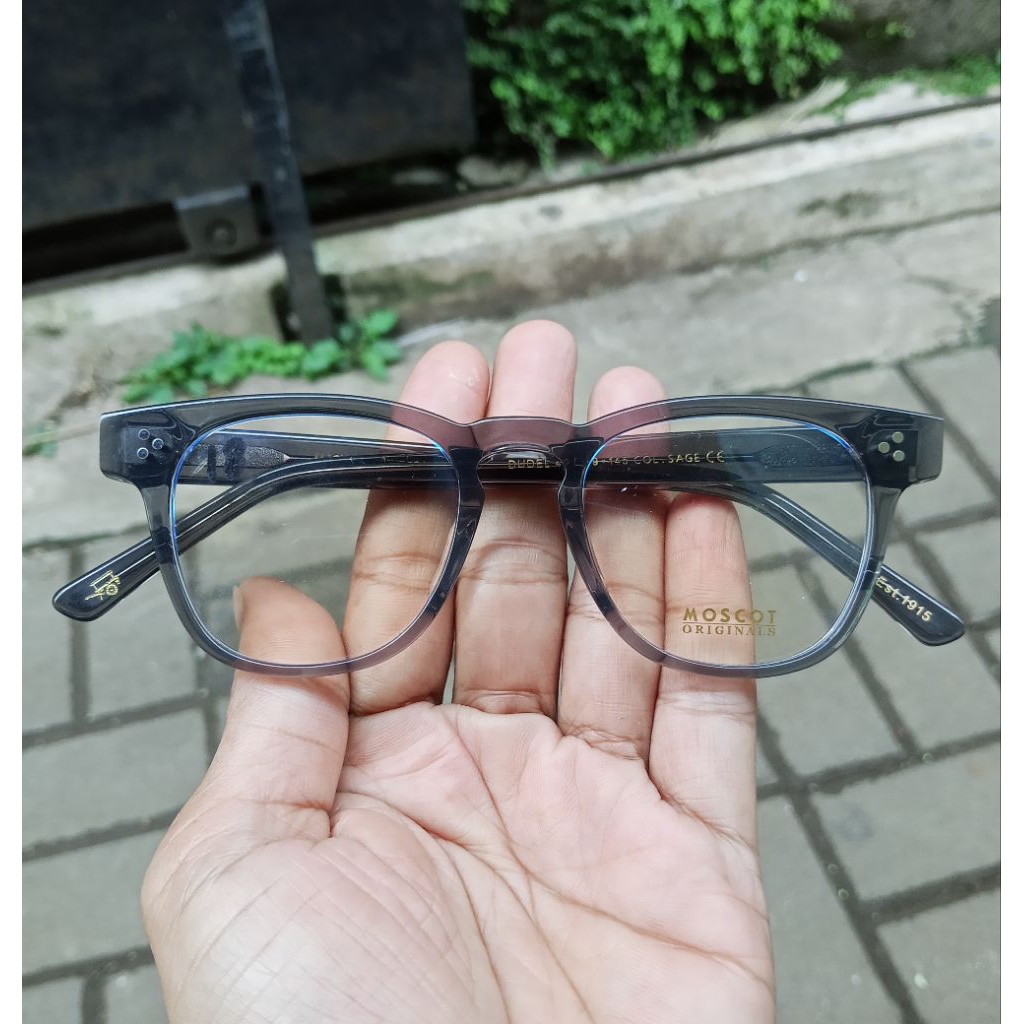 LJ OPTICAL_Frame kacamata Moscot Dudel Sage