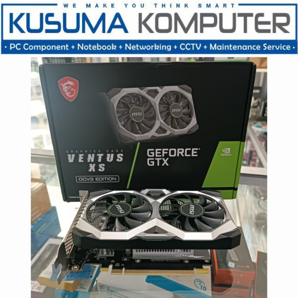 VGA Nvidia MSI GTX 1650 DDR6 4GB garansi 2028