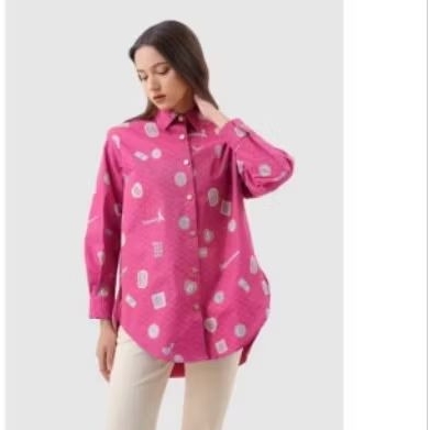 FARISIAN FUSCHIA SHIRT BUTTONSCARVES