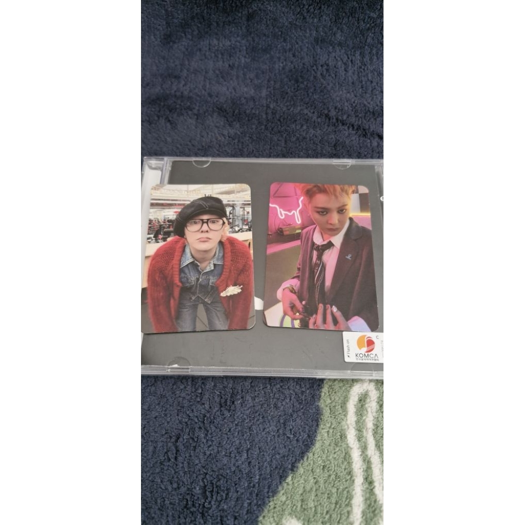 photocard G-dragon Ubermensch Album