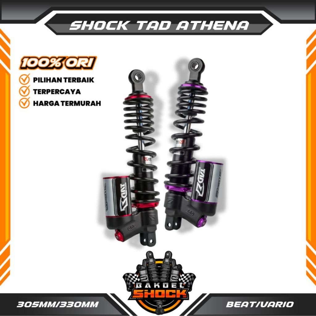 SHOCK TAD ATHENA TABUNG BAWAH MATIC SINGLE 305/330MM