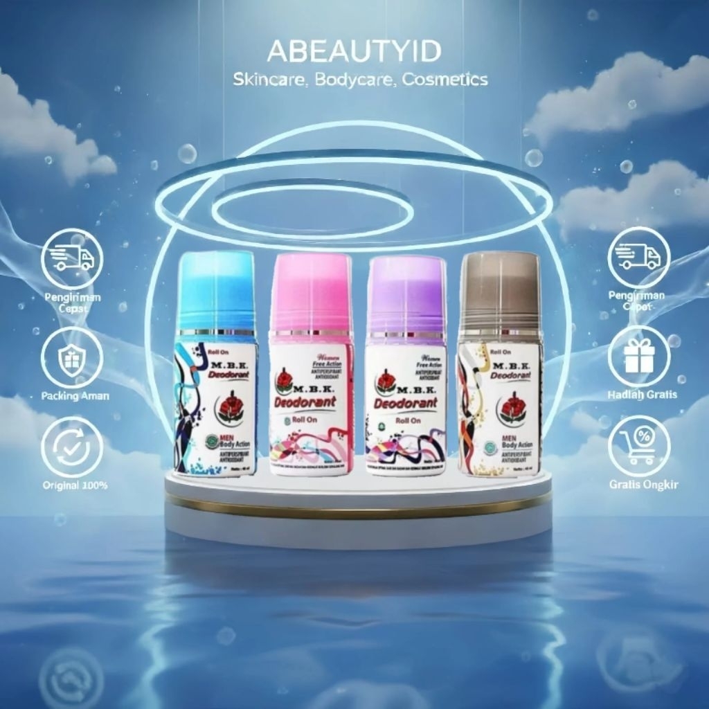 M.B.K - MBK Deodorant Roll On/Deo M.B.K/pengharum ketiak