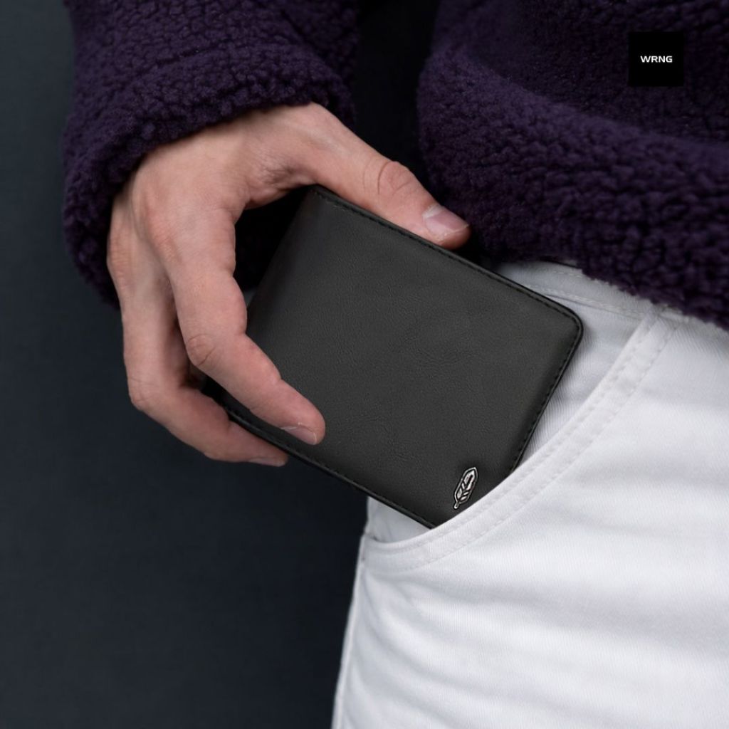 Warning Clothing - Kurota Dompet Lipat Pria Hitam Olive , Hitam Abu | Bilfold Wallet