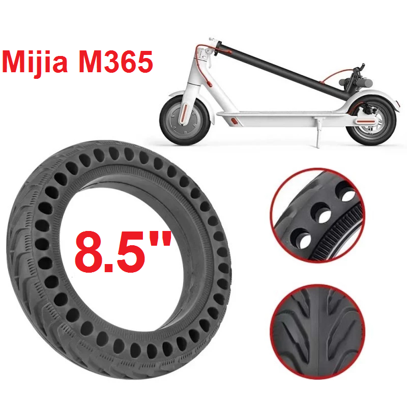 Ban Solid Tubeless 8.5inch Ban Luar Skuter Listrik Elektrik Mati Ban Scooter M365 Untuk Xiaomi Mijia