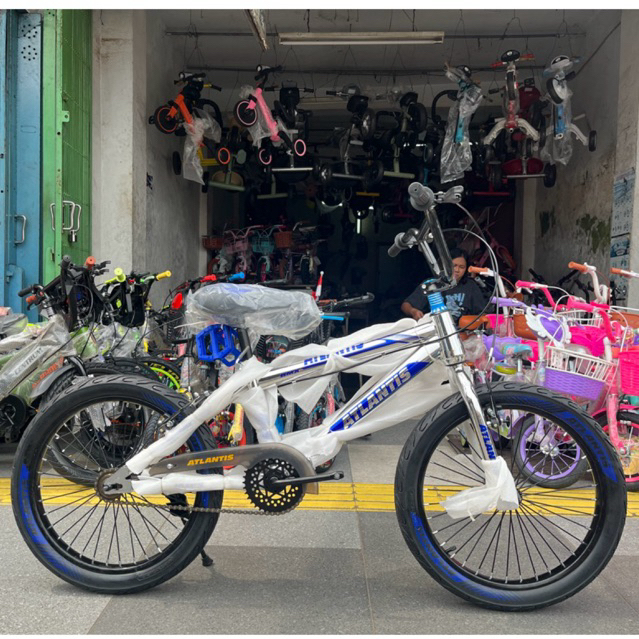 [PROMO] Sepeda Anak BMX 20 Inch Atlantis 405 JQ (Rem V Brake) Frame Chrome