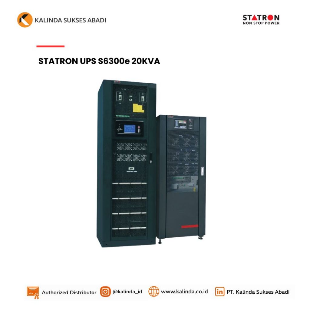Statron UPS S6200e 1/1 20KVA