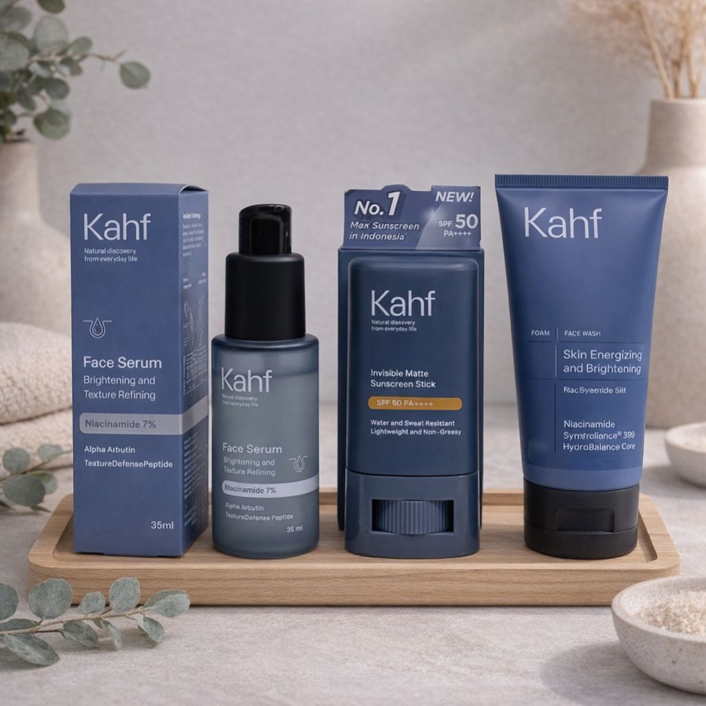 Kahf Paket Skincare Pria/Perawatan Kulit Untuk Pria/Skincare Semua Jenis Kulit