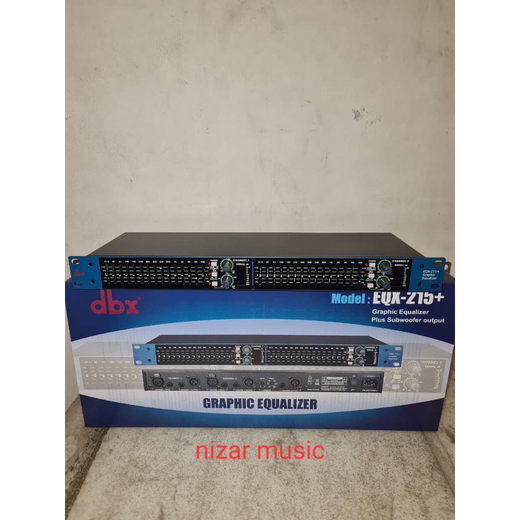 DBX Equalizer EQX 215 + Subwoofer / DBX EQX 215+ / DBX EQX 215 +Subwoofer